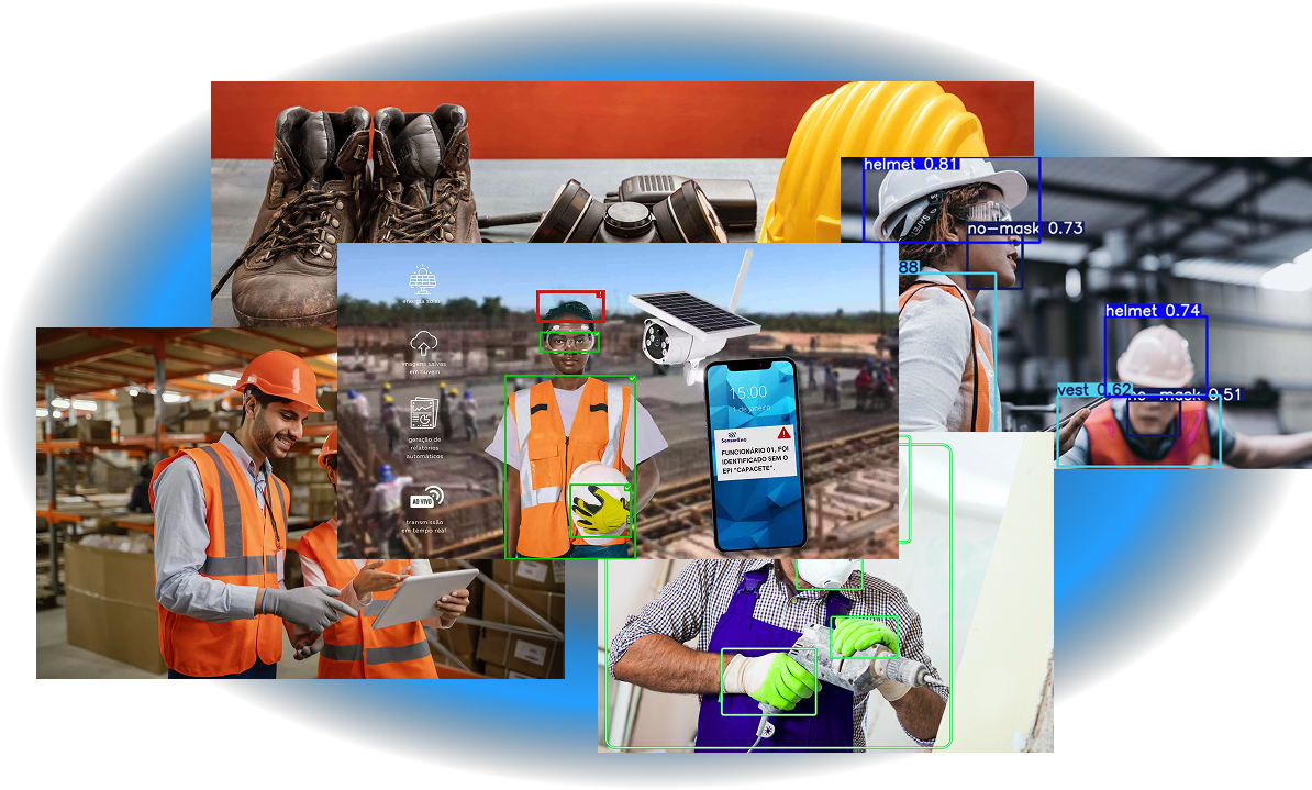 Dashboard XperVision e trabalhadores